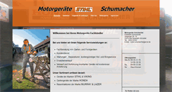 Desktop Screenshot of motor-schumacher.de