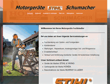 Tablet Screenshot of motor-schumacher.de